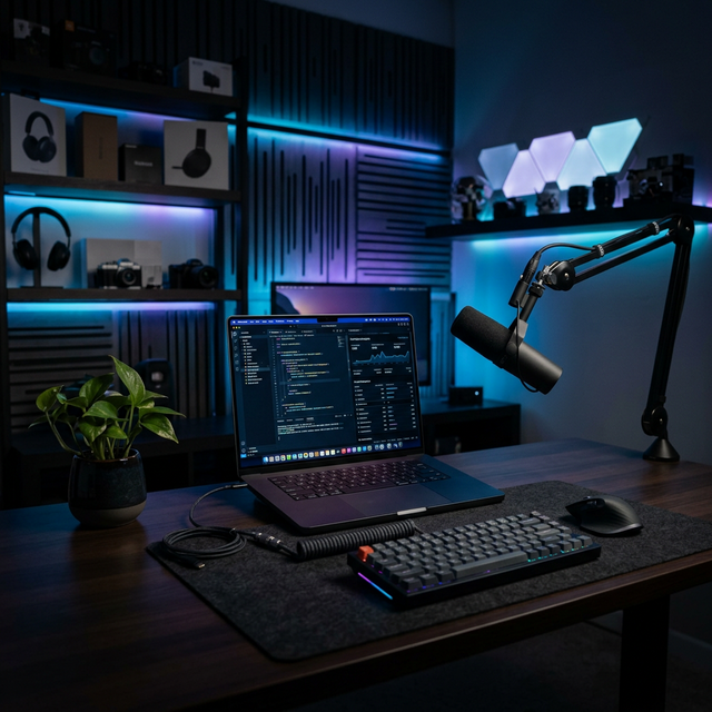 Estúdio de Gravação do Nitro Tech Indica